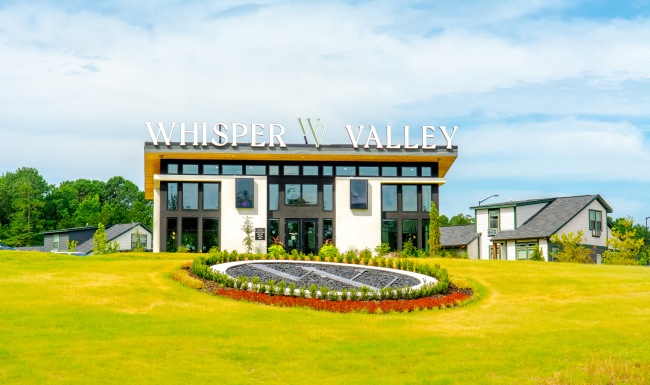 Leasing Office Exterior exterior landscaping and leasing office