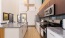 kitchen with island and stainless steel appliances